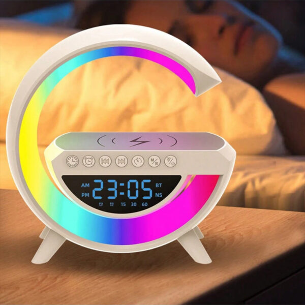 BT-3401 LED Display Wireless Phone Charger & Bluetooth Speaker