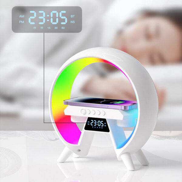BT-3401 LED Display Wireless Phone Charger & Bluetooth Speaker