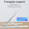Laptop Portable Aluminium Lightweight Stand With 7 Adjustable Height Levels