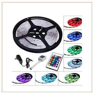 RGB Waterproof LED Strip Light 5G | 12V Current With Remote Controller