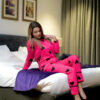 Night Suit Loungewear Comfortable Hearts Printed | Soft Cotton Sleepwear Nightwear For Ladies