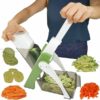 Vegetable Cutter Chopper Adjustable | 4 in 1 Multi-function Vegetable Cutter(Random Color)