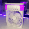 Portable Air Conditioner Fan | USB Electric LED Night Light, Mist Water & Humidifier