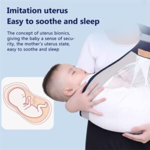 Baby Strap One Shoulder Half Wrapped Sling (Random Color)