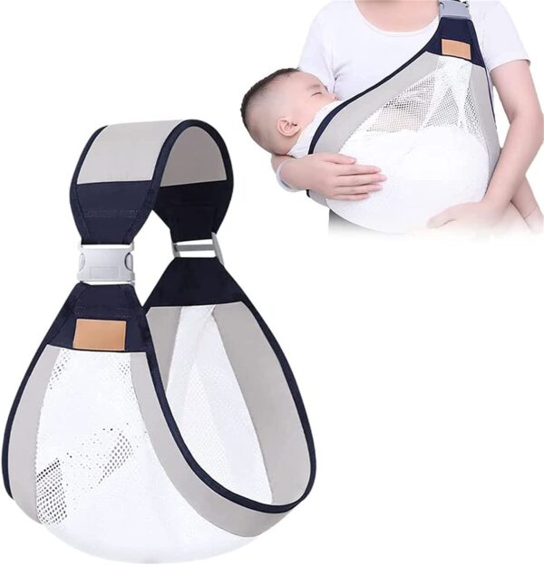 Baby Strap One Shoulder Half Wrapped Sling (Random Color)