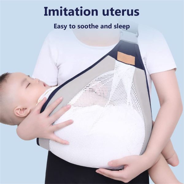 Baby Strap One Shoulder Half Wrapped Sling (Random Color)