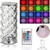 Diamond Touch Table Lamp Crystal Decoration with Remote (16 Colors)
