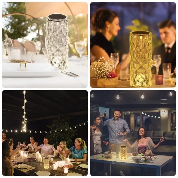 Diamond Touch Table Lamp Crystal Decoration with Remote (16 Colors)