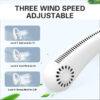 Neck Fan With 360° Airflow | Mini Portable USB Rechargeable Neckband Fan(Random Colors)